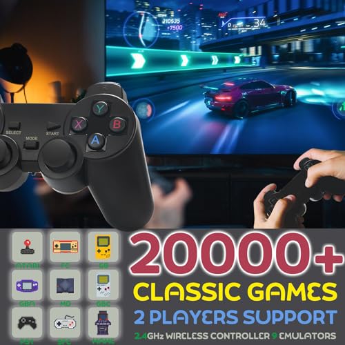 Retro Game Console with 20000 Games & HDMI Output