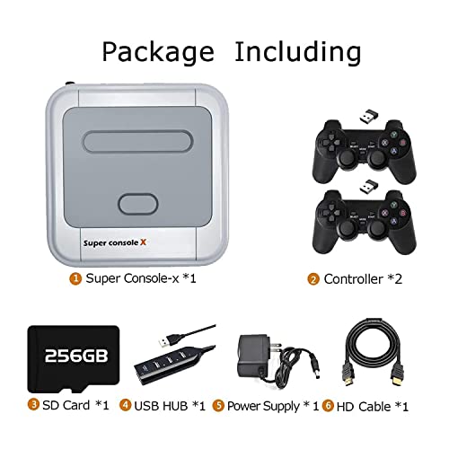 Super Console X 256G Retro Video Game Consoles