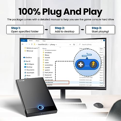 Retro Game Console with 60000+ Games and Emulators