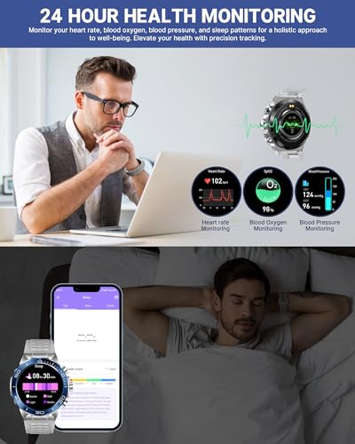 Men's Answer/Make Call Smartwatch, AMOLED Screen, 100+ Sports Modes
