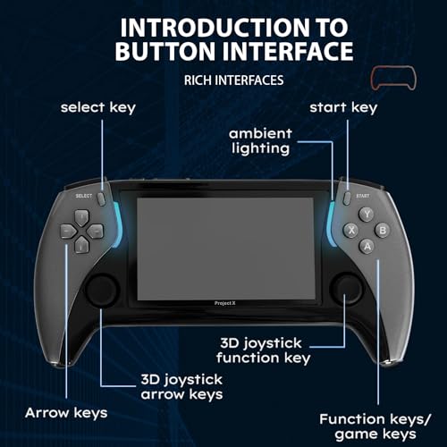 Handheld Retro Gaming Console with 11 Emulators IPS Screen