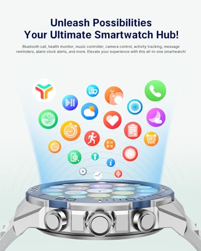 Men's Answer/Make Call Smartwatch, AMOLED Screen, 100+ Sports Modes