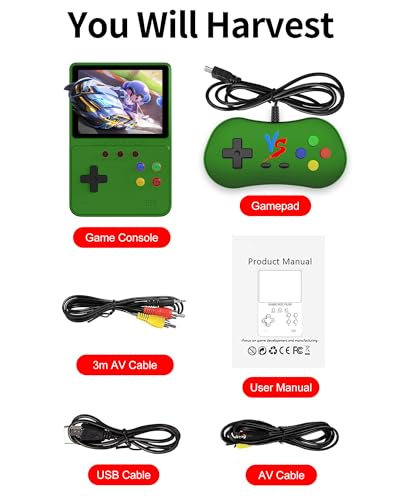 Retro Portable Handheld Game Console: 500 Classic Games