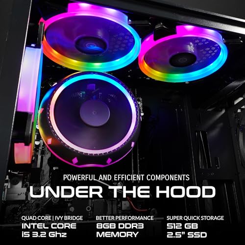 SAAV T105 Storm Gaming PC Tower - Intel Core i5 3.2GHz, 8GB RAM