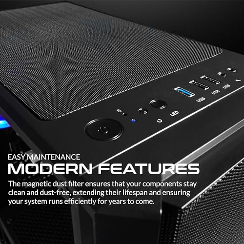 SAAV T105 Storm Gaming PC Tower - Intel Core i5 3.2GHz, 8GB RAM