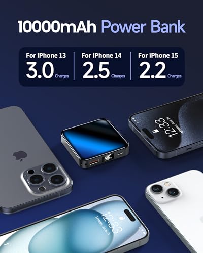 Ultra-mini 10000mAh Power Bank with Fast Charging