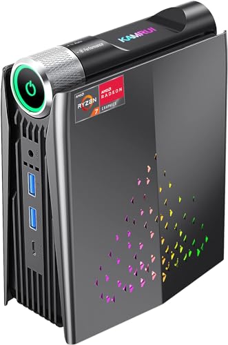 KAMRUI Ryzen 7 Mini PC, 16GB RAM, 512GB SSD