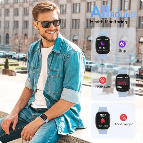 anyloop Fitness Tracker Watch with Heart Rate Oxygen Monitor