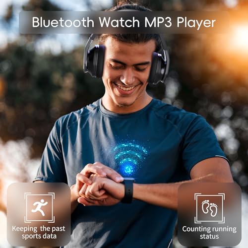 wiwoo Bluetooth MP3 Player Watch Band Clip Pedometer