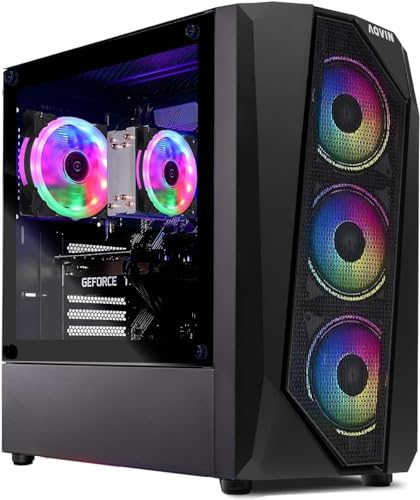 AQVIN Gaming Desktop: Intel i7, Radeon RX 580 32GB RAM Windows 10