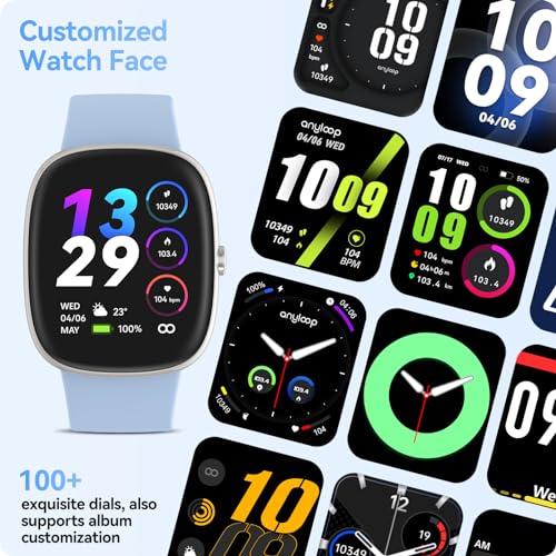 anyloop Fitness Tracker Watch with Heart Rate Oxygen Monitor