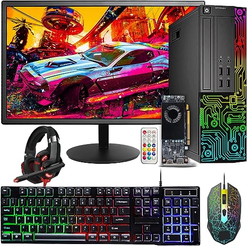 Renewed Dell Gaming OptiPlex Desktop Bundle: i5, RX 550