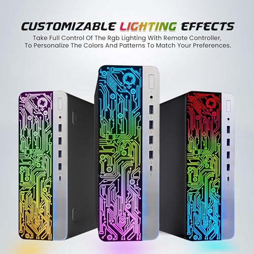 HP ProDesk RGB Desktop PC with Dual Monitors