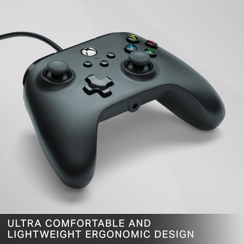 Black PowerA Wired Xbox Series X|S Gamepad Controller