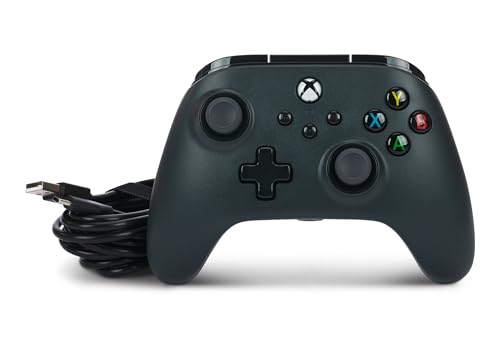 Black PowerA Wired Xbox Series X|S Gamepad Controller