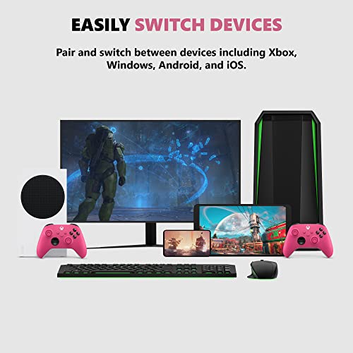 Deep Pink Xbox Core Wireless Gaming Controller for Multi-Platform