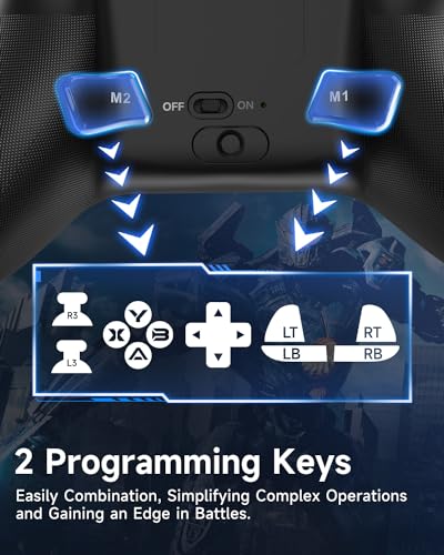 Enhanced Wireless Bluetooth Controller for PC, Android, Steam