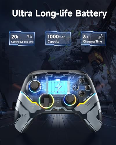 Enhanced Wireless Bluetooth Controller for PC, Android, Steam