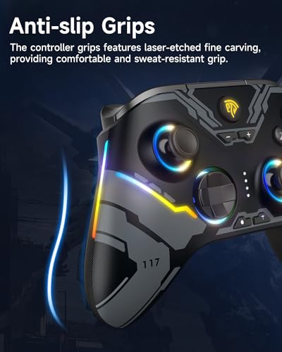 Enhanced Wireless Bluetooth Controller for PC, Android, Steam