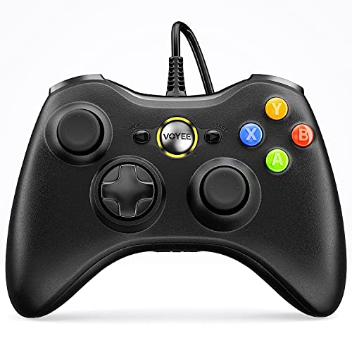 Enhanced Black Wired PC Controller for Xbox 360 & Windows