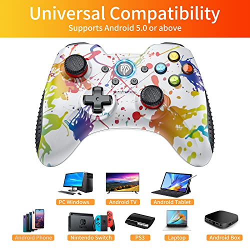 Wireless Dual-Vibrate Gamepad for PC/PS3/Android/Switch/Steam Deck