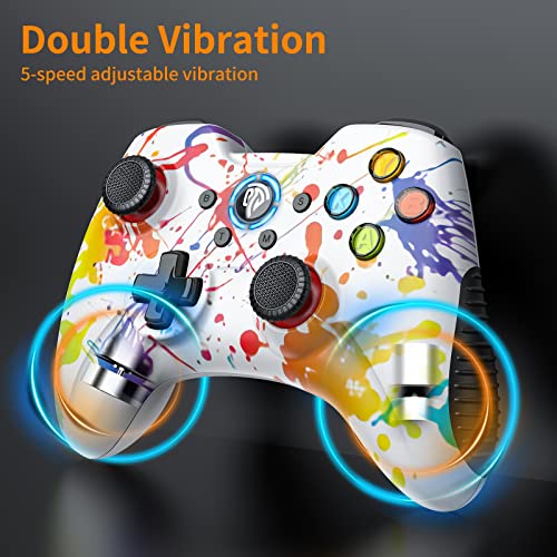 Wireless Dual-Vibrate Gamepad for PC/PS3/Android/Switch/Steam Deck