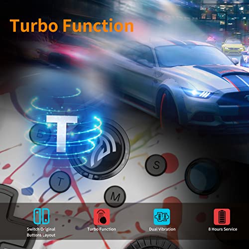 Wireless Dual-Vibrate Gamepad for PC/PS3/Android/Switch/Steam Deck
