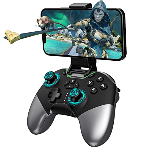 Pro Wireless Bluetooth Game Controller with Phone Clip