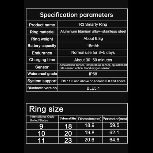 Smart NFC Fitness Ring for Men & Women (20)