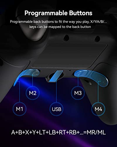 DOYOKY Wireless Bluetooth Game Controller with LED Backlight