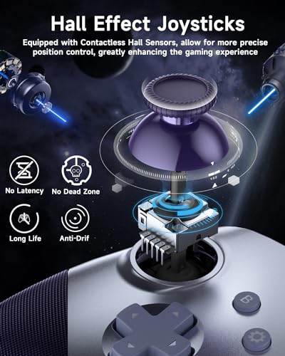 EasySMX Wireless Bluetooth PC Controller with Hall Triggers