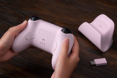 8Bitdo Wireless Controller with Charging Dock (Pastel Pink)