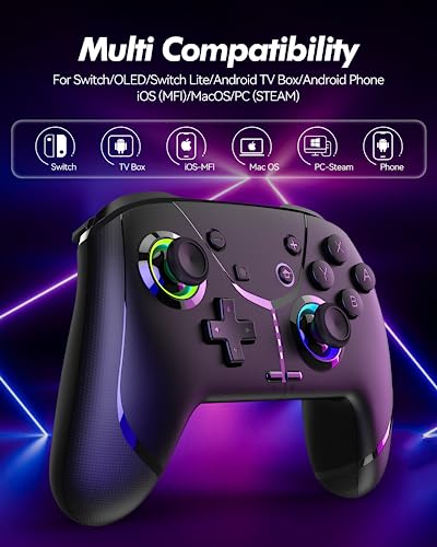 Wireless Gaming Controller for Nintendo Switch/Lite/OLED & More