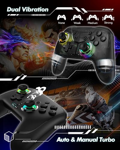 Wireless Gaming Controller for Nintendo Switch/Lite/OLED & More