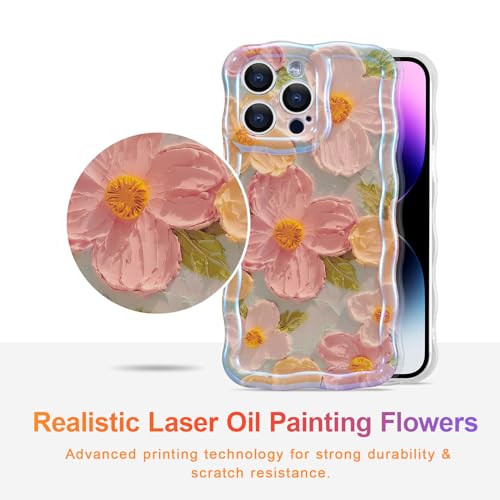 Colorful Retro Oil Painting iPhone 13 Pro Case