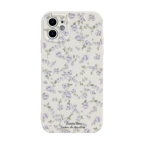 Vintage Floral Rose Pattern iPhone 11 Case for Women