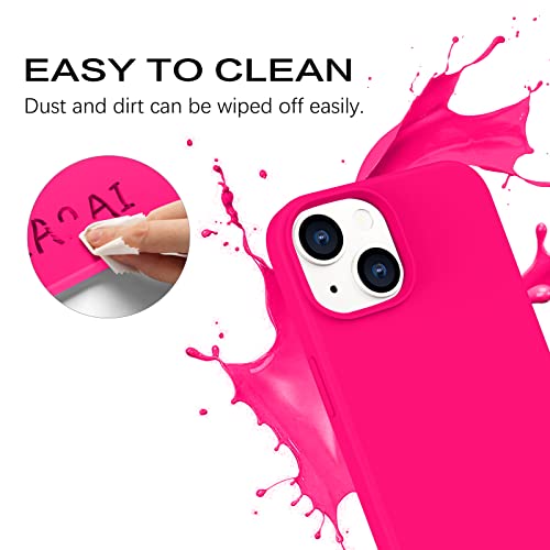 BENTOBEN iPhone 14 Case - Soft Silicone Pink