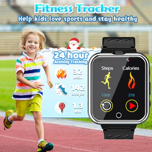 Kids Smart Watch with Dual Camera, Games & Music