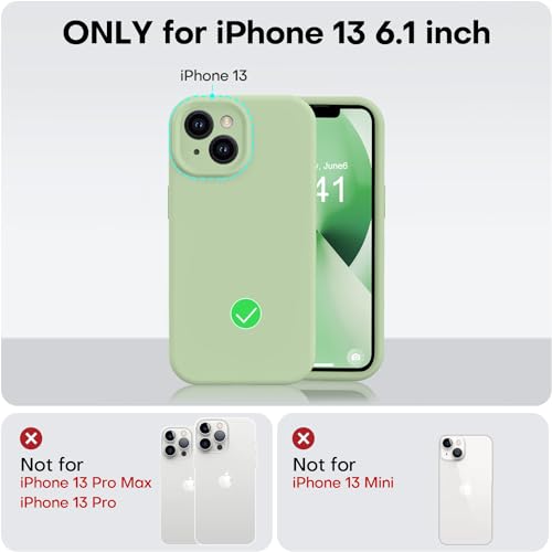 iPhone 13 Shockproof Case with Camera Protection - Matcha