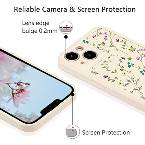 Floral iPhone 13 Case - Flower Branch Pattern Design