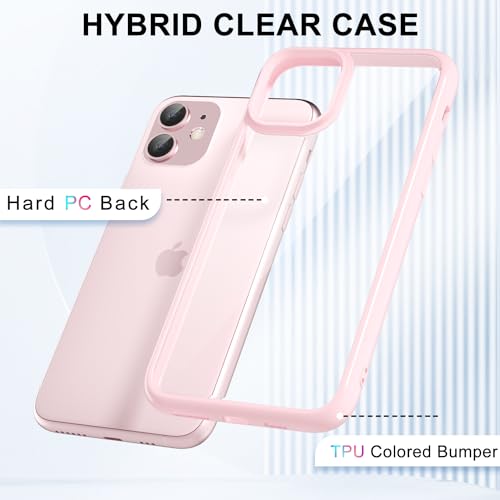 Light Pink LoeoeL iPhone 11 Hybrid Transparent Case