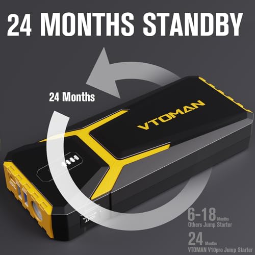 VTOMAN V10 Pro Jump Starter - 4500A Power Pack