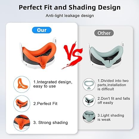 Meta Quest 3 Deluxe VR Accessory Set - Orange
