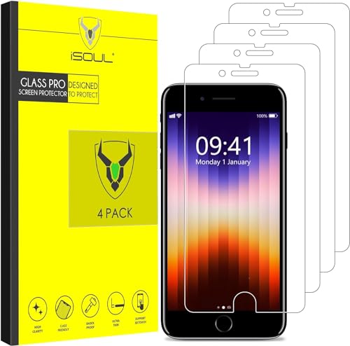 iSOUL Tempered Glass Screen Protector iPhone SE/iPhone 8/7