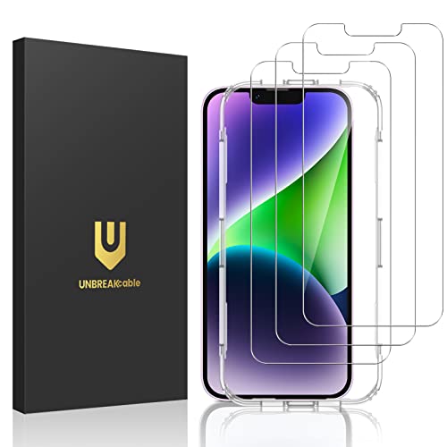 iPhone 14 screen protector 3-pack with Easy Frame