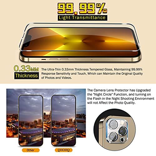 3 Pack Screen Protector & Camera Lens for iPhone 13 Pro