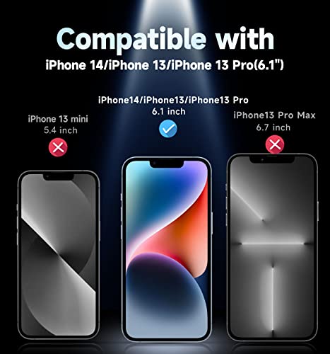 MAGIC JOHN 2 Pack iPhone 13/14 Pro Screen Protector