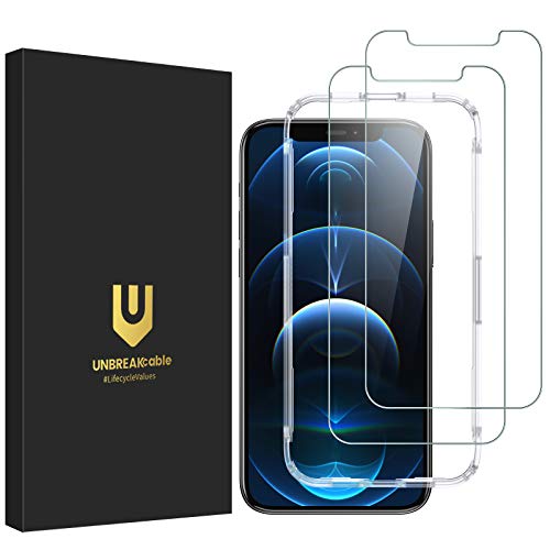 UNBREAKcable Shatterproof Tempered Glass Screen Protector iPhone 12/12 Pro