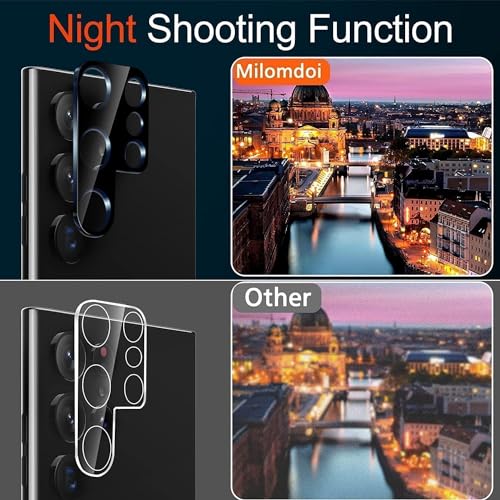 Milomdoi Samsung S23 Ultra Screen Protector [3+3 Pack]