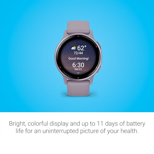 Garmin vívoactive 5 Smartwatch with AMOLED Display, Orchid